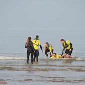 Reddingsbrigade doet exames Lifeguard